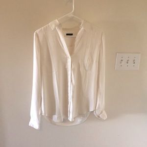 Ann Taylor white button down